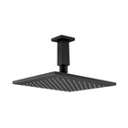 Chuveiro Teto Metal Versata Tubo 10 Cm Preto Fosco Fani