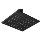 Chuveiro Teto Metal Versata Tubo 20 Cm Preto Fosco Fani