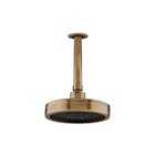 Chuveiro Teto Mix Plus Tubo 20 Cm Ouro Velho Fani