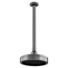 Chuveiro Teto Mix Plus Tubo 30 Cm Grafite Escovado Fani