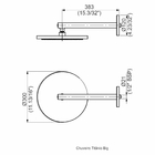 Chuveiro - Titânio 30cm