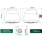 Chuveiro Zagonel Master Banho Eletrônico Branco