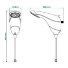 Chuveiro Zagonel Sublime Eletronica Black 7500w X 220v