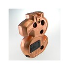 Cifrão Decorativo Para Parede De Cerâmica Luzes Led Cobre