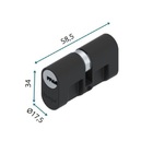 Cilindro 5a - Multiponto - Haga - 60mm - 25472b