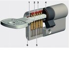 Cilindro Duplo Escovado 62mm Com Chave Computadorizada