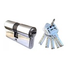 Cilindro Euro Latão Chave-chave 60mm Cromado Pado