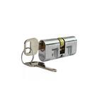 Cilindro Fechadura Cromada Universal 2 Chaves - Mgm, Tamanho: