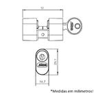 Cilindro Fechadura Stam