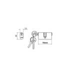 Cilindro Imab 3000 Zamak 70mm