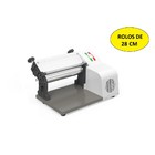 Cilindro Laminador de Massas Branco 28cm Cromado Stang 220V