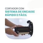 Cilindro Laminador De Massas Elétrico 28cm Carenagem Abs Nero