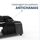 Cilindro Laminador De Massas Elétrico 28cm Carenagem Abs Nero