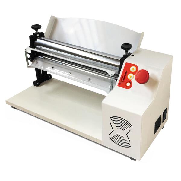 Cilindro Laminador De Massas Elétrico Cromado Com Led Regulad