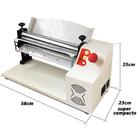 Cilindro Laminador De Massas Elétrico Cromado Com Led Regulad