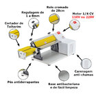 Cilindro Laminador Elétrico Com Cortador Talharim Malta