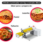 Cilindro Laminador Elétrico Com Cortador Talharim Malta