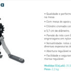 Cilindro Manual Anodilar Cromado