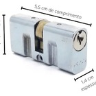 Cilindro Miolo Para Fechadura Pado Original 55 Mm