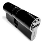 Cilindro Pado Miolo Tambor Fechadura Euro Preto Caveira 60mm