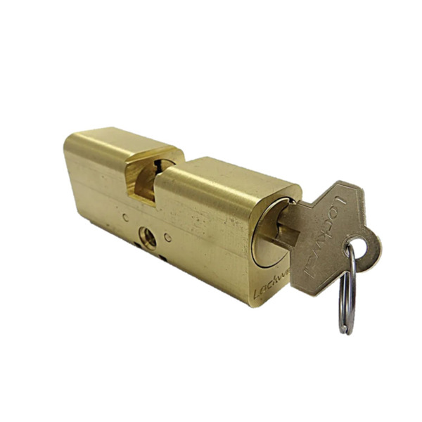 Cilindro Para Fechadura 20x30 Latão Polido 90mm Dourado Lockw