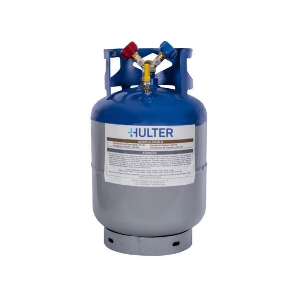 Cilindro Para Gás Recolhedora 30lb 400psi Valv Y Respiro Hult