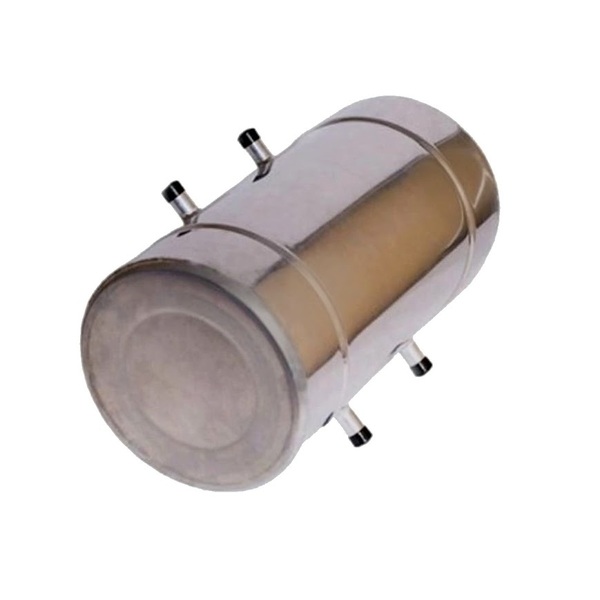Cilindro Para Serpentina Em Aço Inox - 60 Litros 80x32cm
