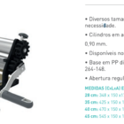 Cilindro Sova Master De 40cm Cromado