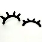 Cílios Decorativos Em Mdf Preto- 1 Par