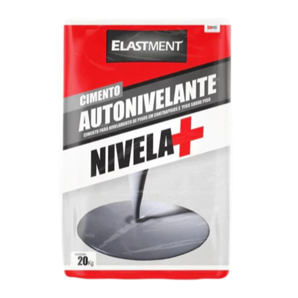 Cimento Autonivelante Nivela Mais Elastment 20kg Branco