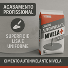 Cimento Autonivelante Nivela Mais Elastment 20kg Branco