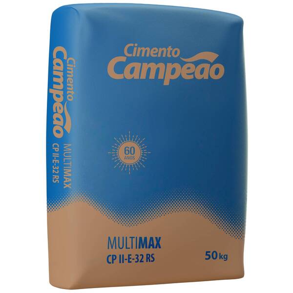 Cimento CP II-E-32 RS 50kg Cimento Campeão