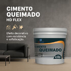 Cimento Queimado 4kg Cinza Elefante Hd Flex – Tinta Decorativ