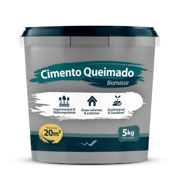 Cimento Queimado Biomassa Quartzo 5kg | Leroy Merlin