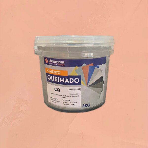 Cimento Queimado Chromma Rose Gold - Galão 5kg