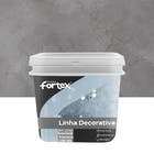 Efeito Cimento Queimado Fosco Aplicao Interna e Externa Pronto para Uso Fortex Linha Decorativa Crmio 5Kg