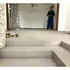 Cimento Queimado Liquido Piso Cinza Claro 20kg + Primer e sel