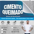 Cimento Queimado Líquido Piso Maxpisos Cor Cinza Claro 10kg +