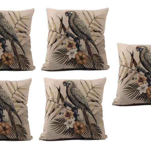 Cinco Almofada Decorativa - 50x50 - 51