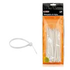 Cinta Abraçadeira Em Nylon 100x2.5 Mm Pacote Com 100 Unidades