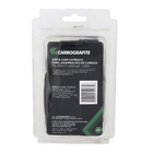 Cinta para Amarração com Catraca Poliéster 25mmx1,7m até 0,4T Preto 1 catraca e 2 ganchos Carbografite