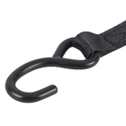 Cinta para Amarração com Catraca Poliéster 25mmx3m até 0,4T Preto 1 catraca e 2 ganchos Carbografite