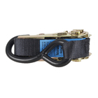 Cinta para Amarração com Catraca Poliéster 25mmx3m até 0,4T Preto 1 catraca e 2 ganchos Carbografite