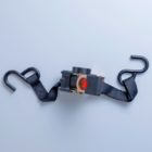 Cintas Conjunto Retrátil Mave 800kg 25mm 2mt Preto Fixação Se