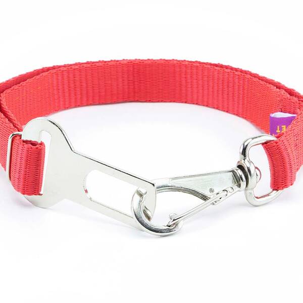 Cinto De Segurança Cachorro Smooty Pet M Liso Vermelho