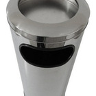 Cinzeiro Com Lixeira Para Condomínios E Empresas - Aço Inox