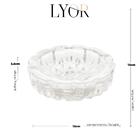 Cinzeiro De Vidro Sunshine 11 5cm 7343 Lyor