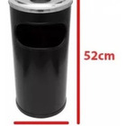 Cinzeiro Lixeira Coleta De Bituca Para Fumódromo Esmaltada