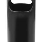 Cinzeiro Lixeira Em Pintura Epóxi Com Aro Em Inox 22l