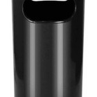 Cinzeiro Lixeira Plástico Com Aro Em Aço Inox 50l